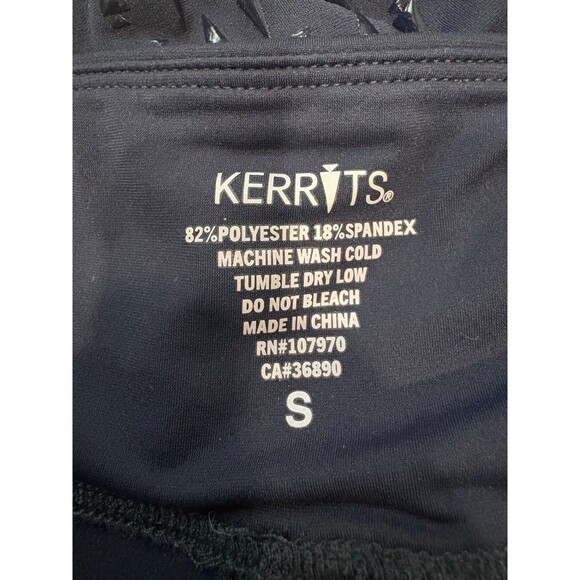 Kerrits Women's Full Seat Riding Tights Size S Navy Blue Grip Pockets Pattern An - Picture 10 of 12